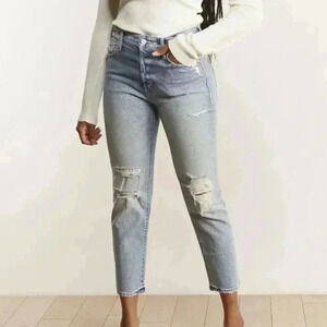 Mother Superior The Scrapper Ankle in Wicked Wild Calling Distressed Crop